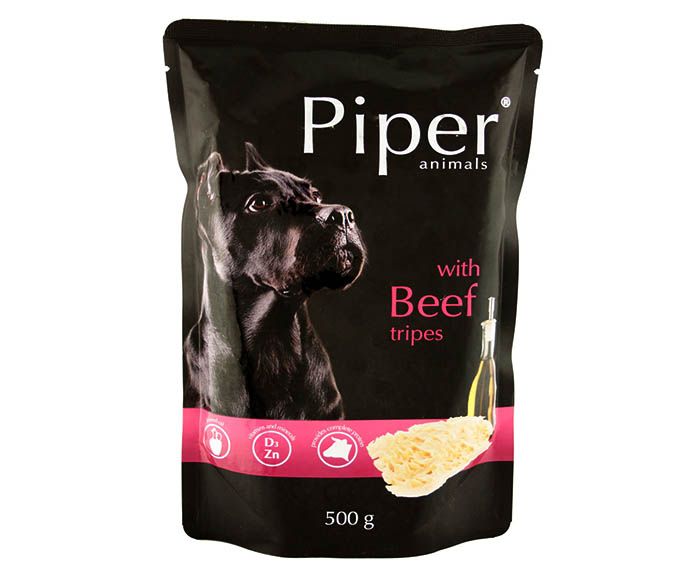 Храна за кучета с говеждо шкембе Piper 500 г
