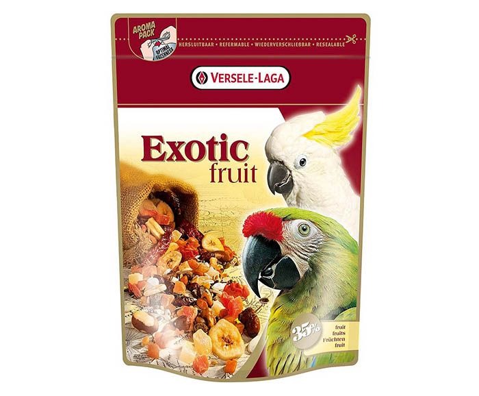 Храна за големи папагали с плодове Exotic Fruit Versele-Laga 600 гр