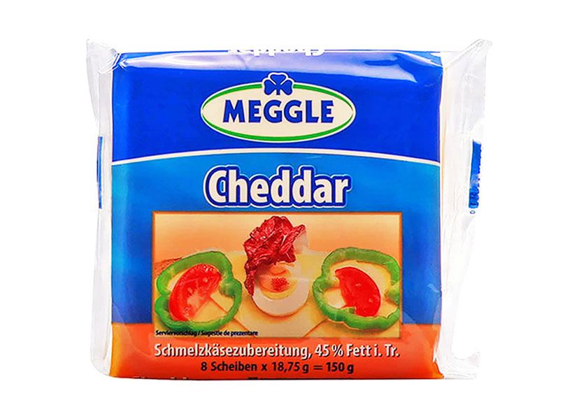 Топено сирене за тост Чедър Meggle 150 г