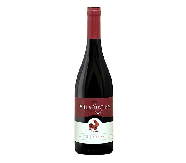 Червено вино Вила Юстина Руж 2017г, 0,75мл, Villa Yustina