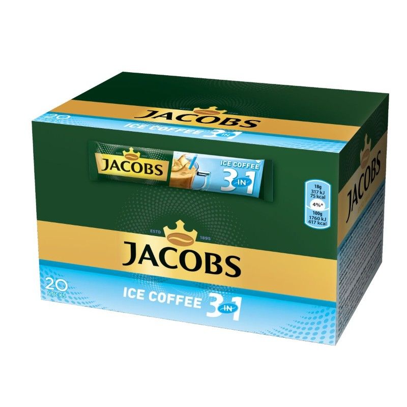Разтворимо Кафе Jacobs 3 в 1 Ice 20 бр х 18 г