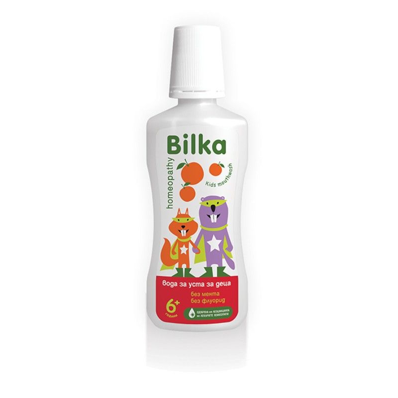 Детска вода за уста Хомеопатична Bilka Organic 6+ 250 мл