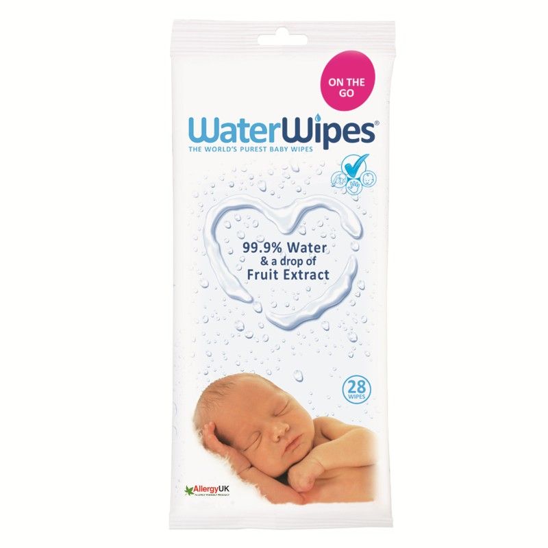 Бебешки Влажни Кърпички WaterWipes On the go 28 бр