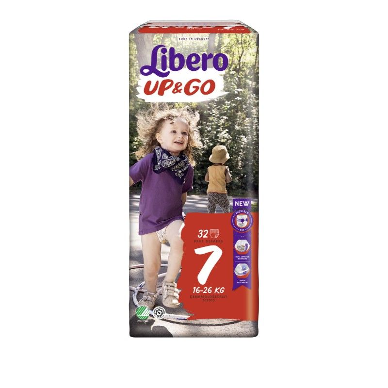 Бебешки Гащички Lіbеrо Uр&Gо (7) 16-26 кг 32 бр