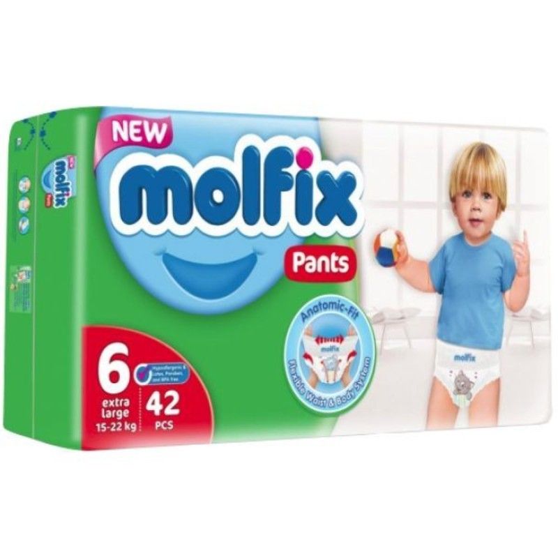 Гащички Molfix Pants 6 Xlarge 15-22 кг Jumbo 42 бр