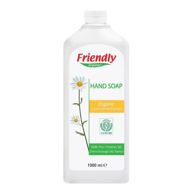 Течен Натурален Сапун за Ръце Friendly Organic с Екстракт от Лайка 1 л