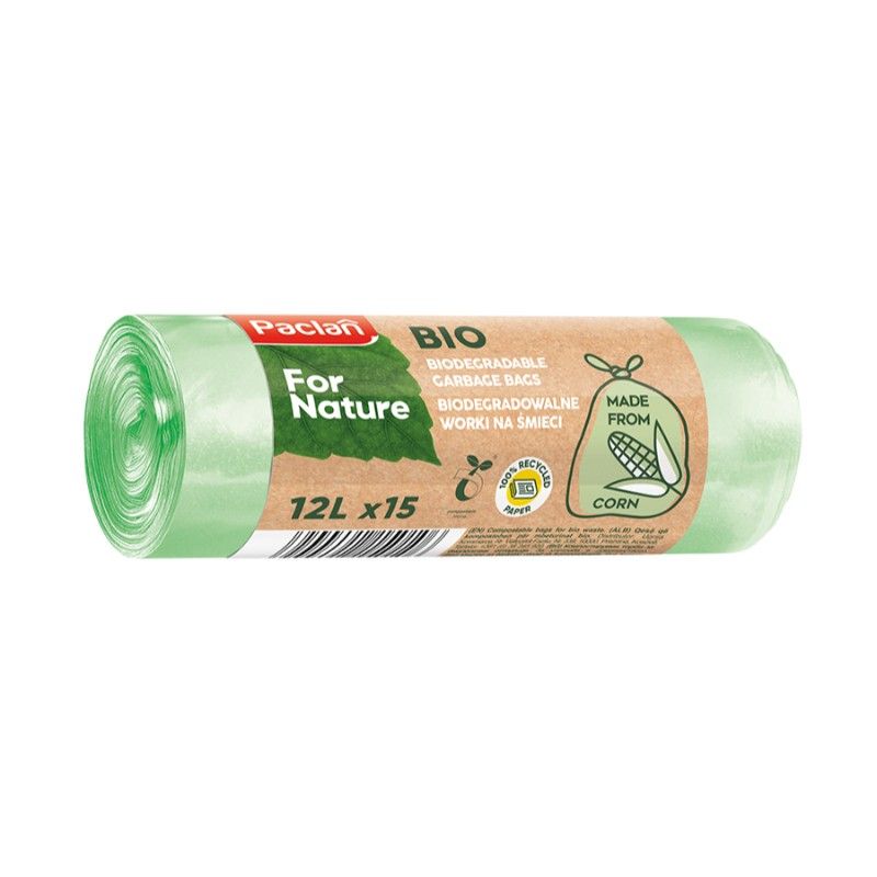 Биоразградими Торби Paclan for Nature за Компостиране 12 л 15 бр