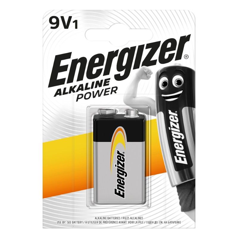 Батерия Алкална Energizer Alkaline Power 9V 1 бр