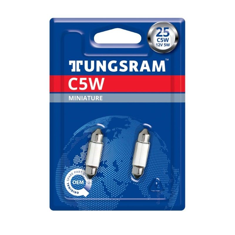 Автомобилна Крушка TUNGSRAM 7546 C5W 12V 2 бр
