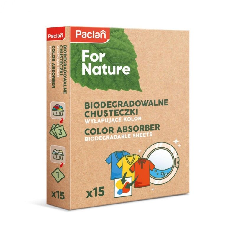 Биоразградими Цветоулавящи Кърпи Paclan for Nature 15 бр
