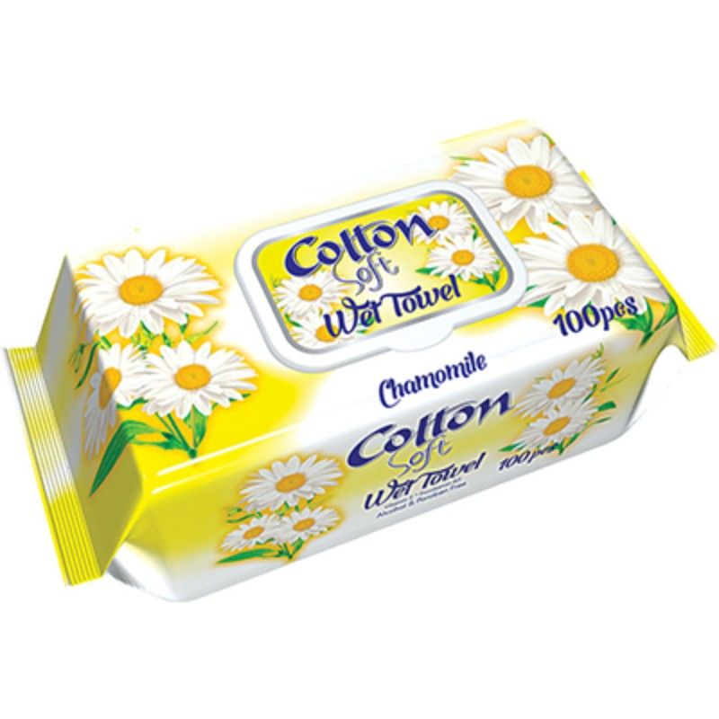 Мокри Кърпички Cotton Soft 100 бр
