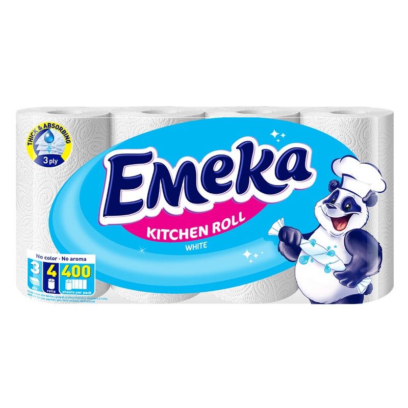 Кухненско Руло Emeka White 4 бр