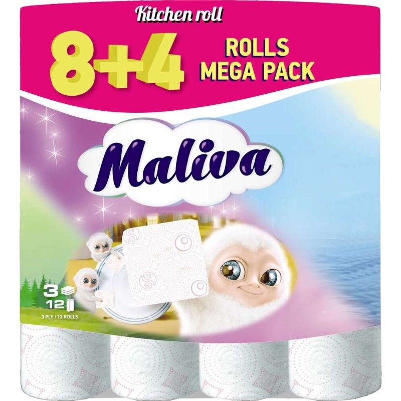 Кухненско Руло Maliva Mega pack 8+4 бр