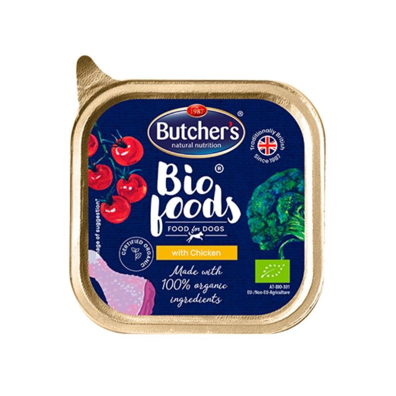 Био Храна за Куче Butcher's Bio Foods Dogs Пастет с Пилешко 150 г