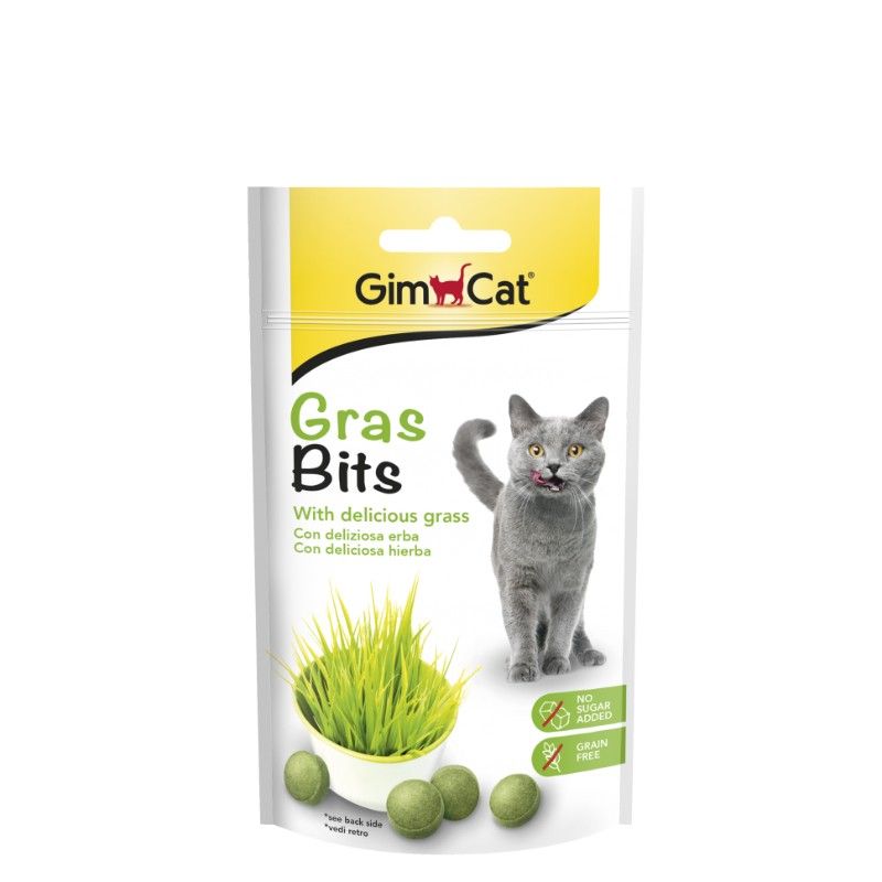 Тревни Таблетки Gimborn GrasBits за Котки 50 г