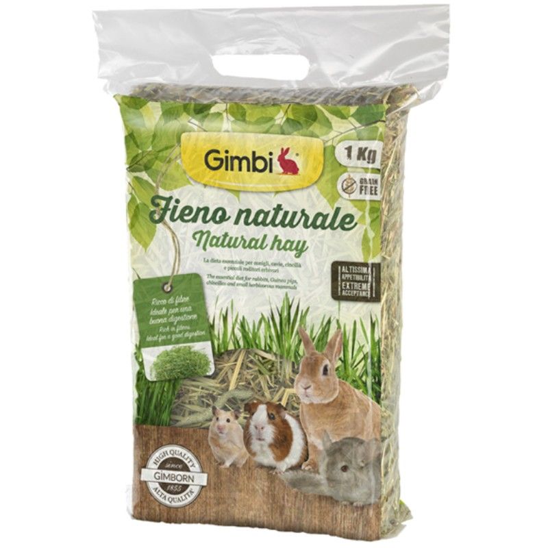 Сено за Гризачи Gimbi Natural 1 кг