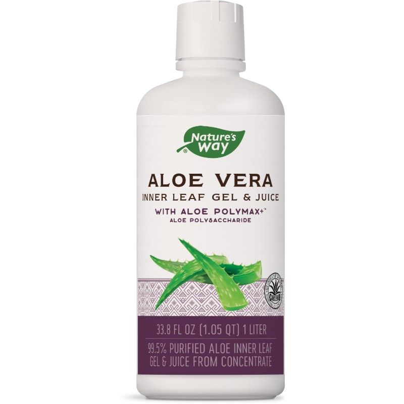 Хранителна Добавка Nature’s Way Алое Вера 99% Гел и Сок 1 л