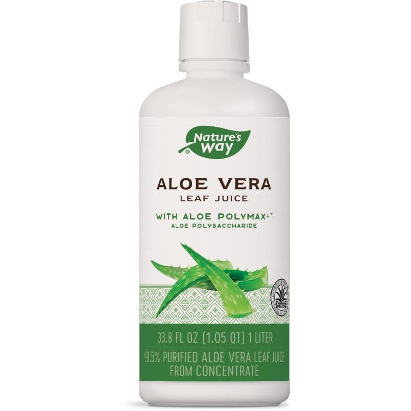 Хранителна Добавка Nature’s Way Алое Вера 99.5% Сок от Цели Листа 1 л