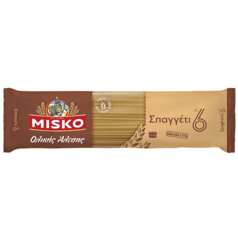 Пълнозърнести Спагeти Misko №6 500 г