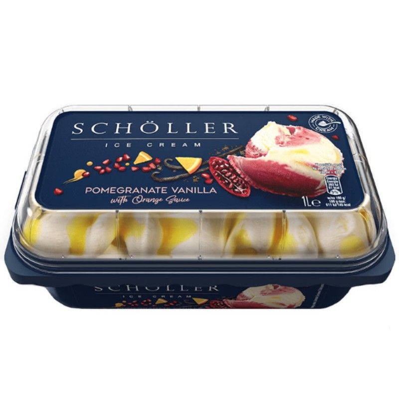 Сладолед Ванилия и Нар Schöller 1 л