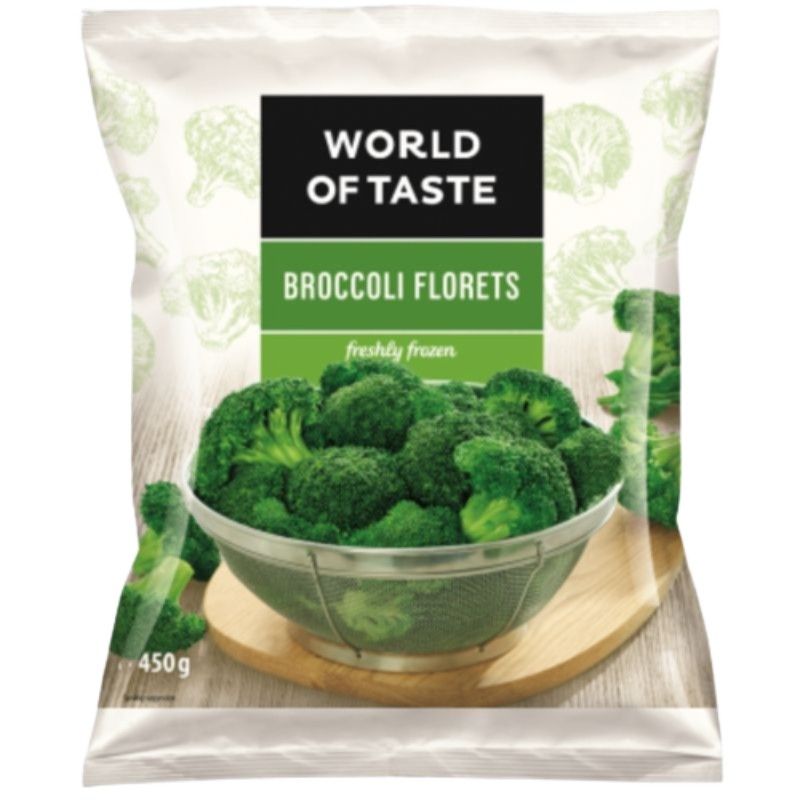 Замразени Броколи World of Taste 450 г