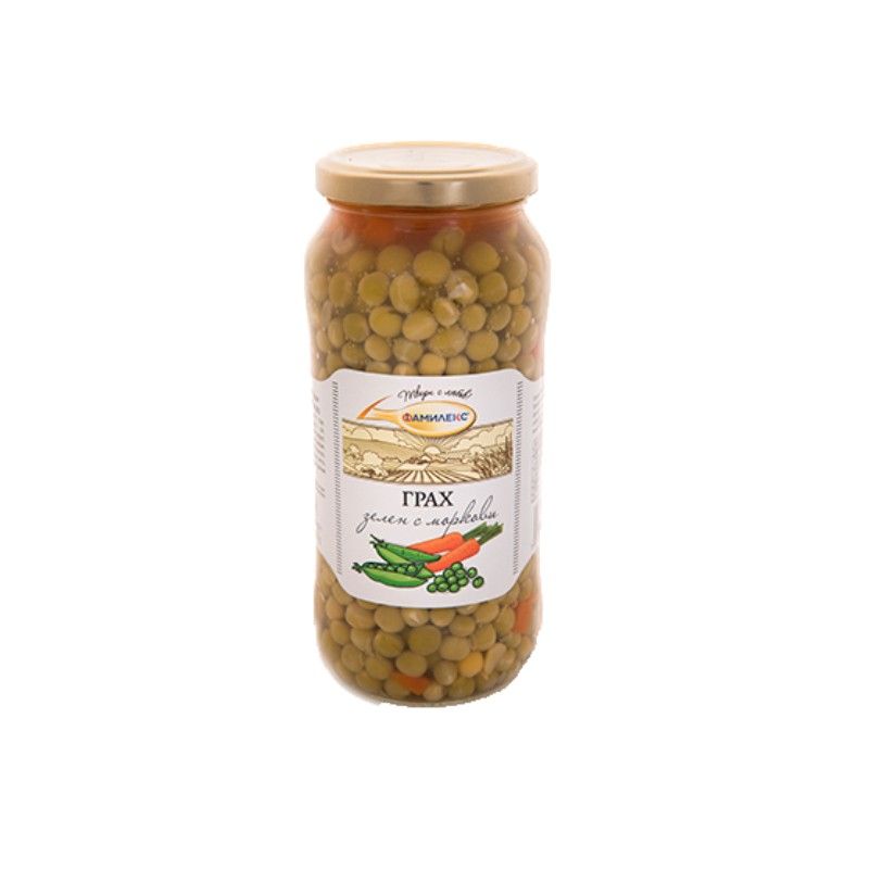 Грах и Моркови Фамилекс 540 г