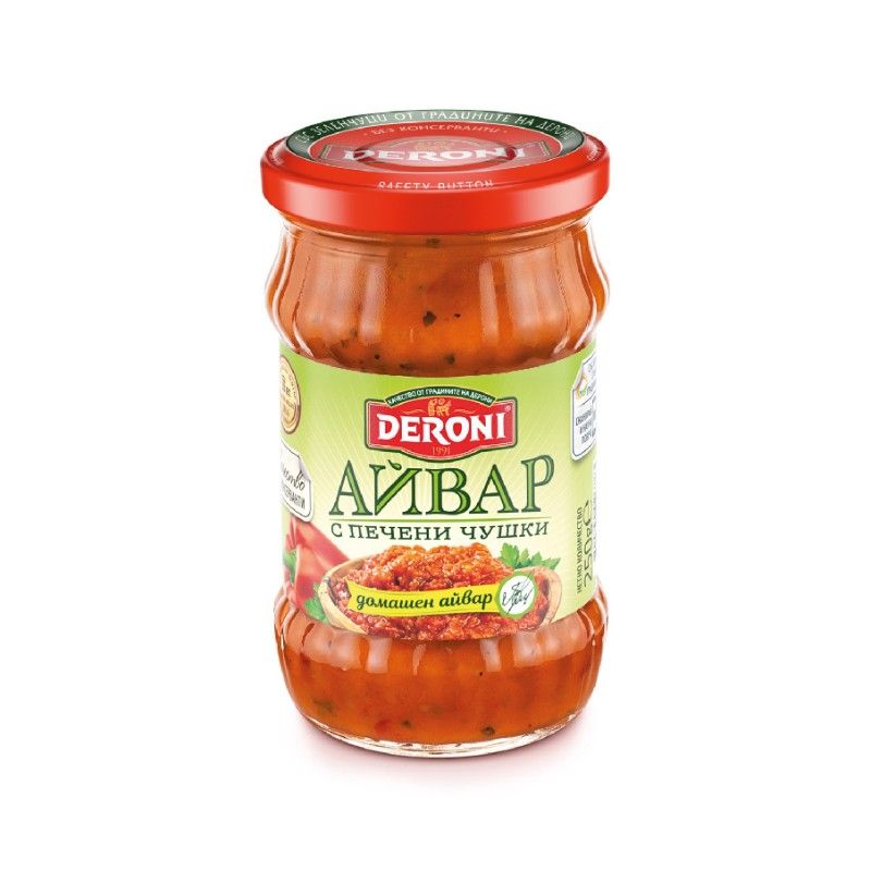 Домашен Айвар Deroni с Печени Чушки 250 г