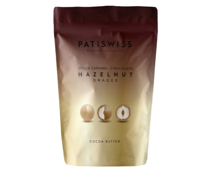 Дражета Лешник с Карамел и Шоколад PatiSwiss 80 г