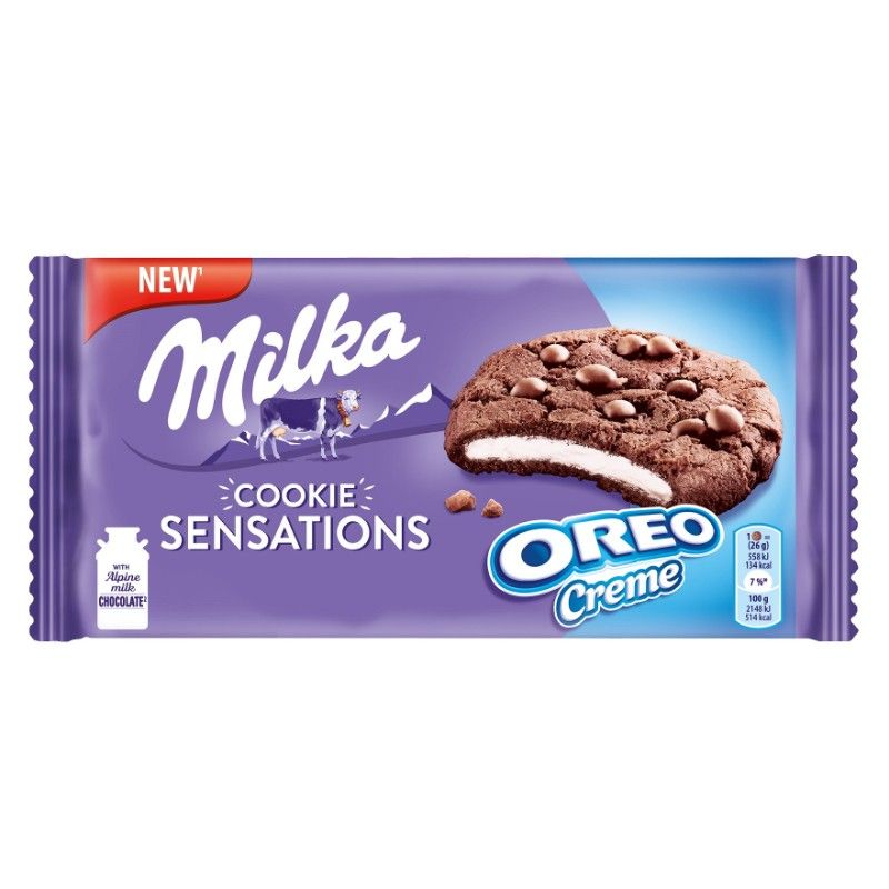 Бисквити Milka Oreo Crеme 156 г