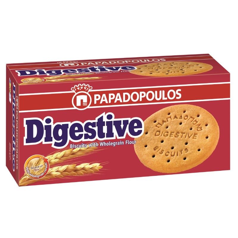 Бисквити Digestive Papadopoulos 250 г