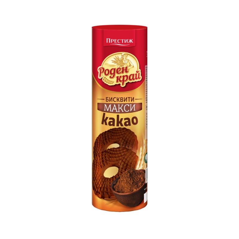 Бисквити Роден Край Макси Какао 250 г