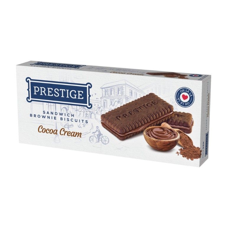 Бисквити Prestige Oh La La Brownie Какао 136 г