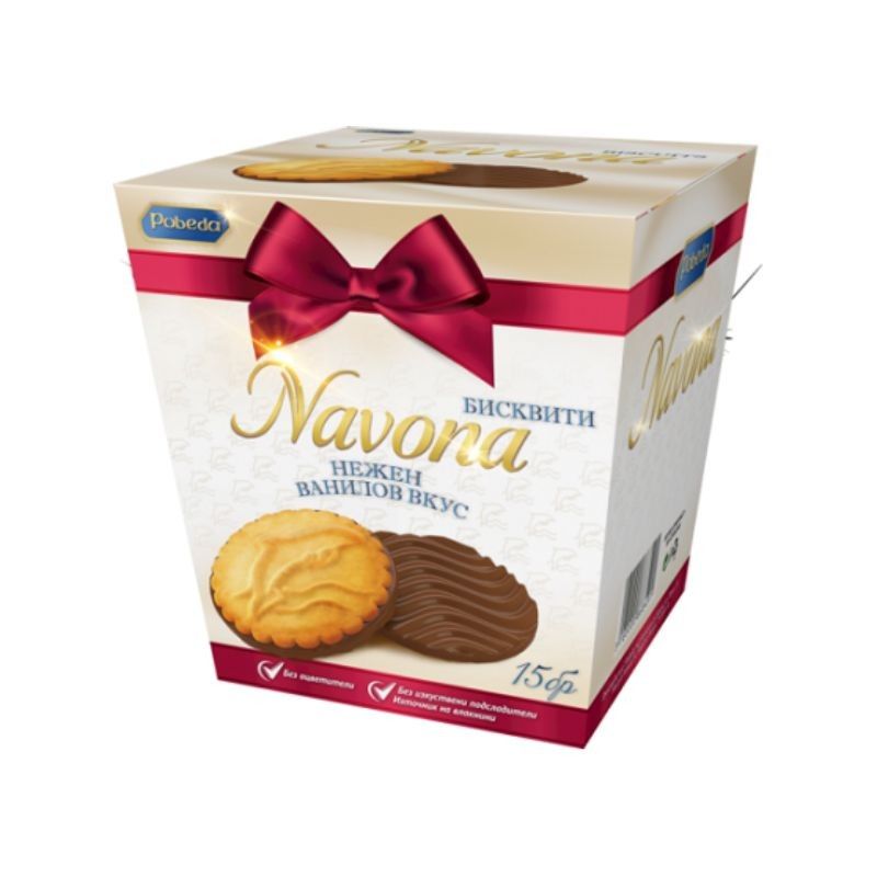 Бисквити Navona Ванилия 150 г