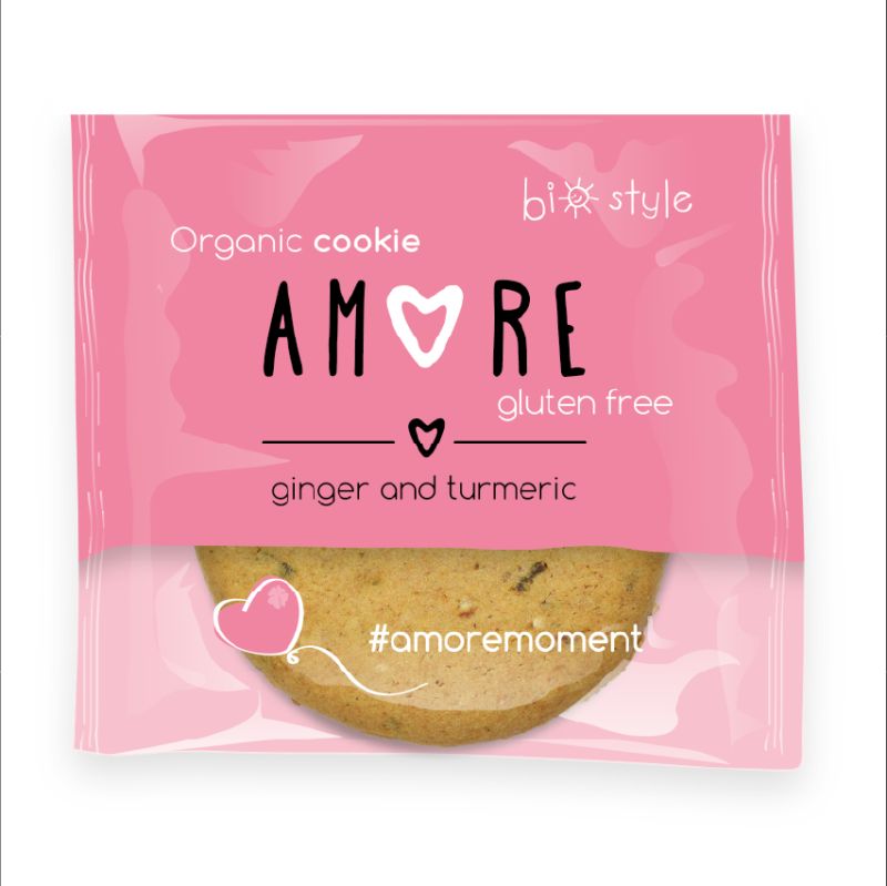 Био Бисквита Amore Bio Джинжифил и Куркума 40 г