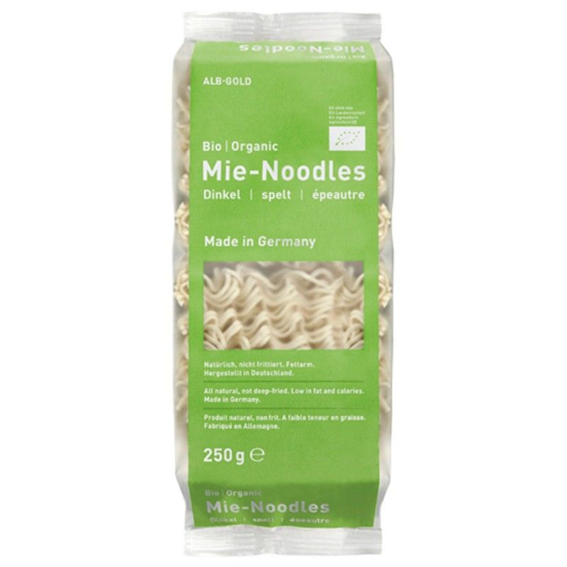 Био Нудли ALB-GOLD Mie-Noodles Спелтови 250 г