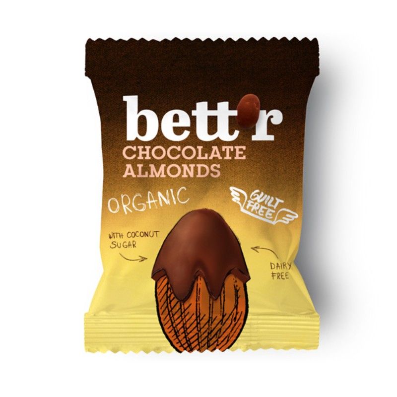 Био Шоколадови Бадеми Bett'r 40 г
