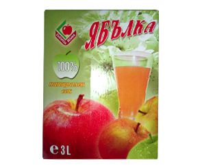 Натурален сок от кюстендилска ябълка  Багра 3 л