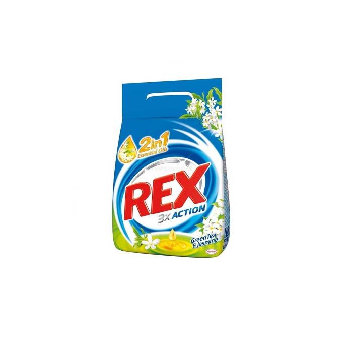Прах за пране REX  Green tea & jasmine 2кг