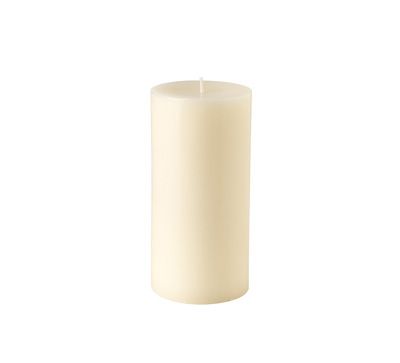 Ароматизирана бяла свещ - цилиндър, ванилия 14см