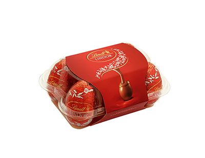 Шоколадови яйца Lindt Lindor 6бр 168гр