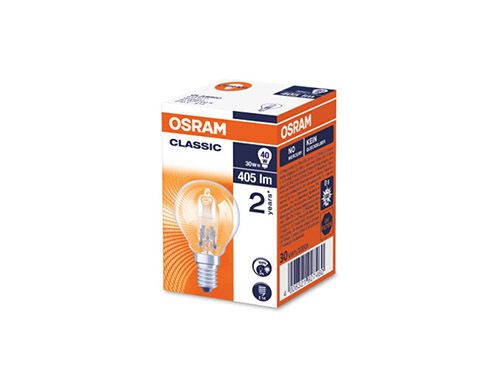 Халогенна крушка Osram Classic E27 30W - топче