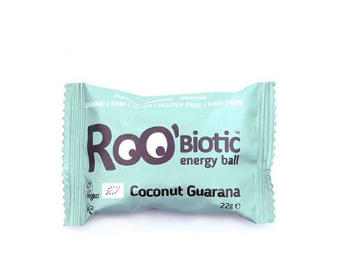 Био енергиен бар с Гуарана и Кокос Roo'Biotic 22гр
