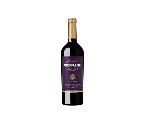 Червено вино Мерло, Каберне Совиньон и Сира Arcobaleno Midalidare 2016гр 0.375л S