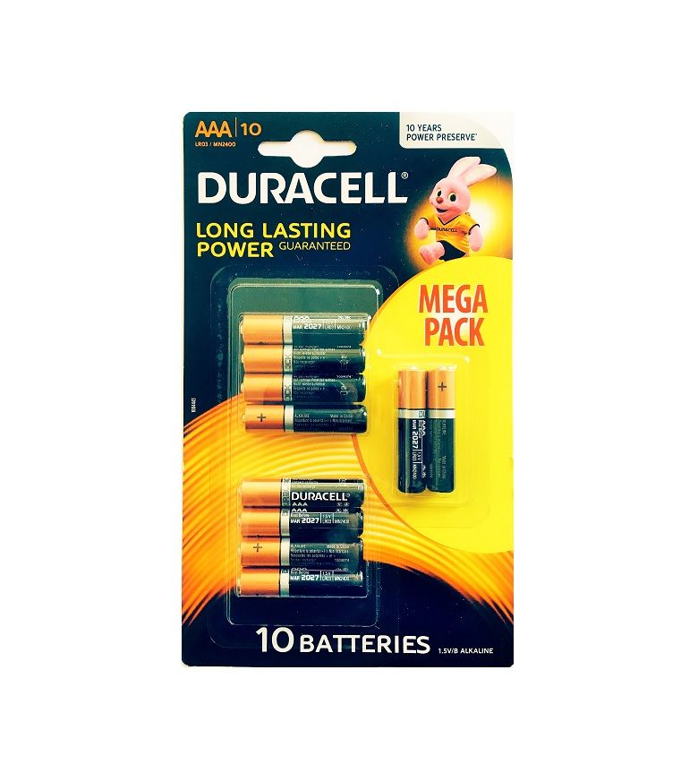 Батерии Duracell ААА 10 бр