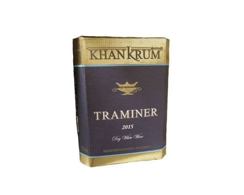 Бяло вино Траминер Khan Krum кутия 3 л