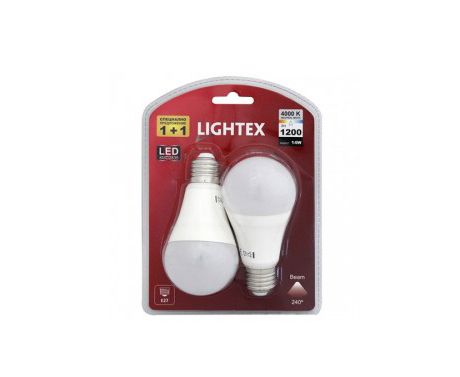 LED лампи Lightex 14W E27 2бр