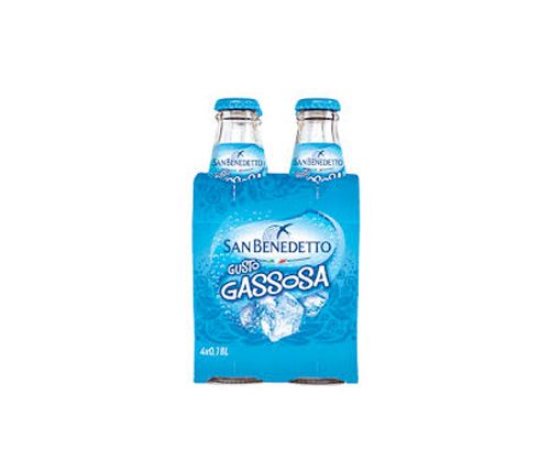 Газирана напитка Gassosa San Benedetto 4x0.18л Стъклена бутилка PR