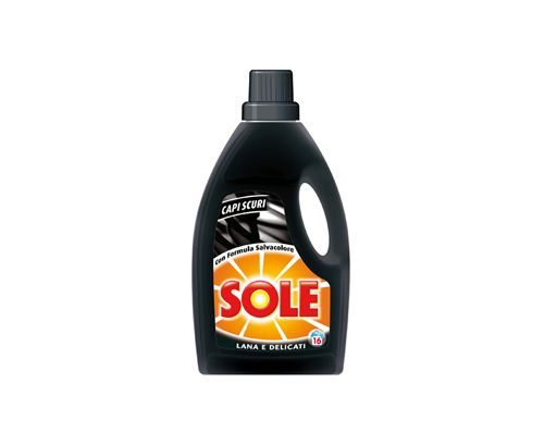 Гел за пране Sole за деликатни черни тъкани 1л 16 пранета PR