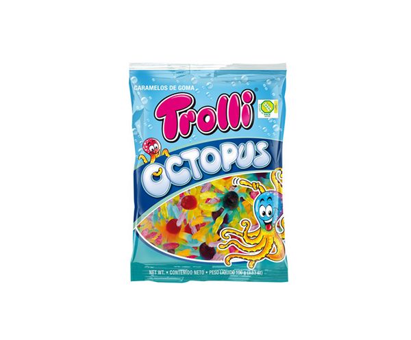 Желирани бонбони Октоподи Trolli Octopus 100гр