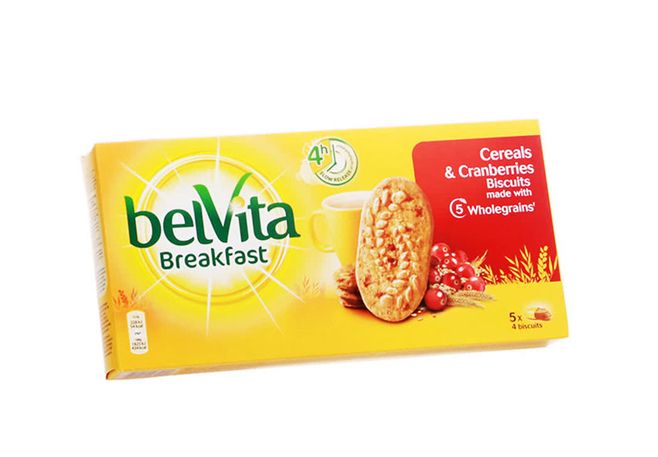 Бисквити с червени боровинки BelVita 250гр